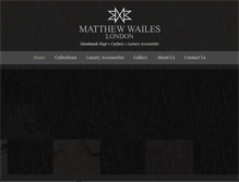 Tablet Screenshot of matthewwailes.com